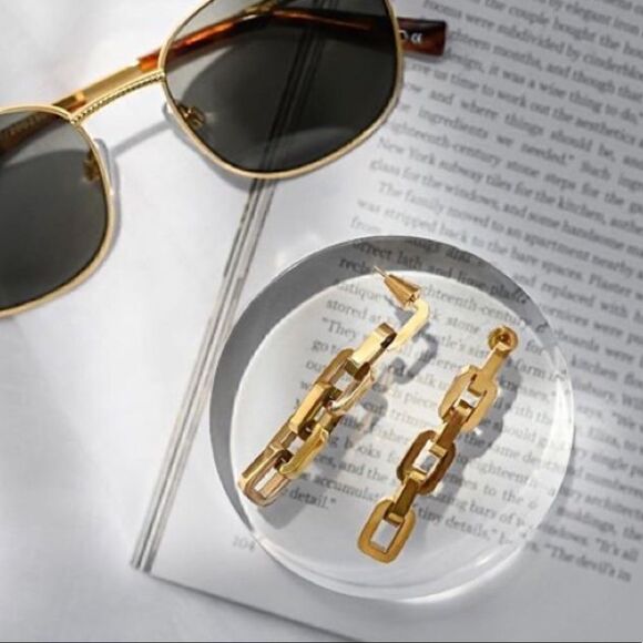 Eddie Borgo Link Earrings - NWT - Picture 4 of 4